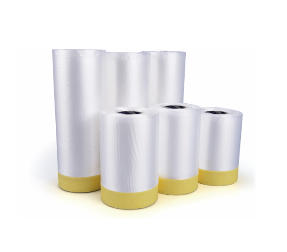 03. Auto Used Pre-Taped Masking Film (Masking Tape).webp